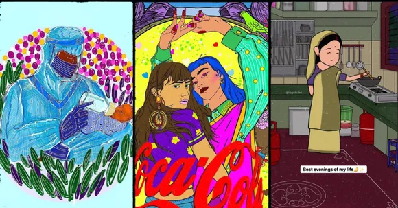 Colorful narratives and bold perspectives: India's emerging modern illustrators giving art a 360 degree turnaround 