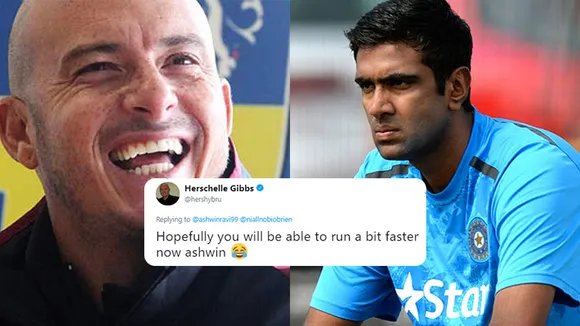 Ravichandran Ashwin and Herschelle Gibbs involved in a weird Twitter spat!