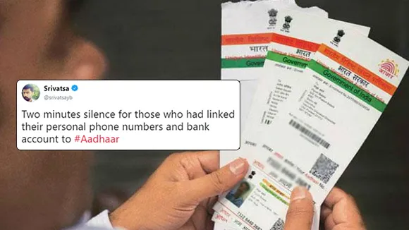 Twitter has a few things to say about AADHAAR Verdict and we're not saying they're funny, but they're funny!