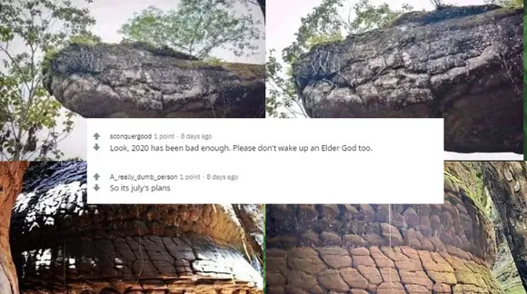 Supposed Snake rock formation has Redditors freaking the F out - It's hilarious until it turns true