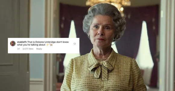 Harry Potter fans reacted to Imelda Staunton's look from The Crown