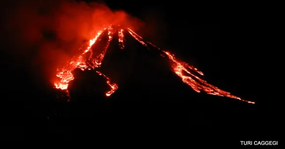 Mount Etna, Europe's largest active volcano erupts