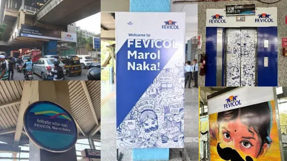Fevicol acquires the naming rights to Marol Naka Metro Station in a strategic partnership  with MOMS and TIML.