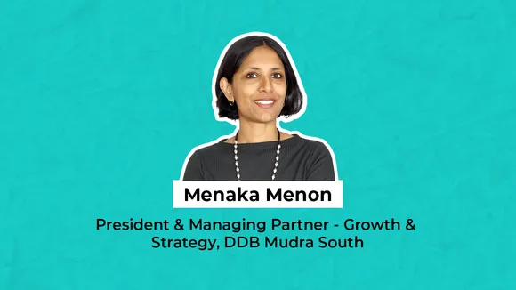 Menaka Menon appointed as President & Managing Partner - Growth & Strategy at DDB Mudra South