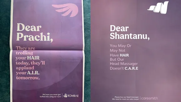 Caresmith India takes a dig at Bombay Shaving Company's ad mentioning Prachi Nigam
