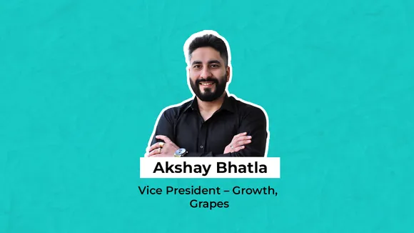 Akshay Bhatla joins Grapes as VP of Growth