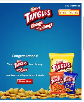 Bingo! Share a Tangle Campaign