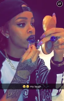 rihanna snapchat