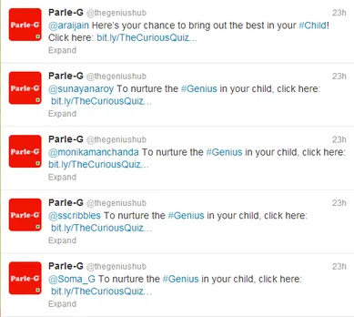 Tweets by the genius hub parle g
