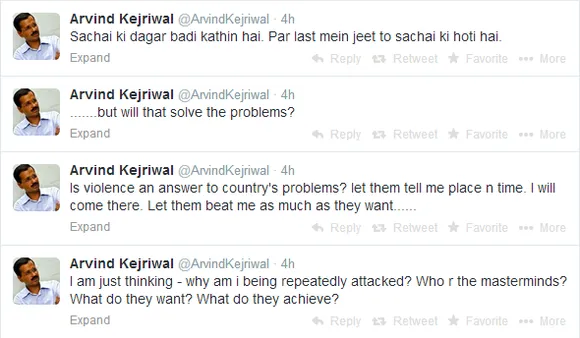 kejriwal tweets
