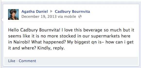 bournvita facebook post 