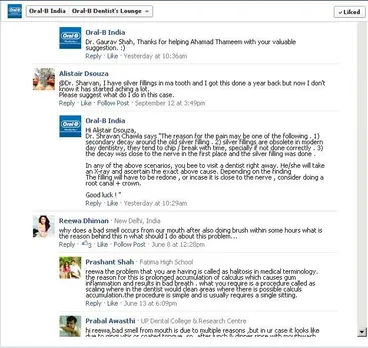 oral-b user interaction
