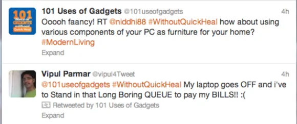 WithoutQuickHeal - Tweets