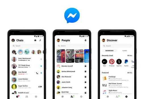 Facebook Messenger Chats People Discover redesign