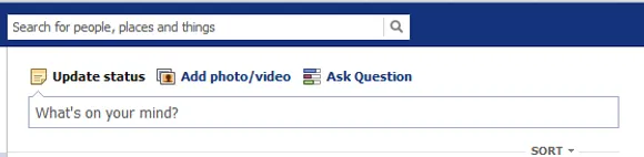 Facebook 'Ask Question' Option