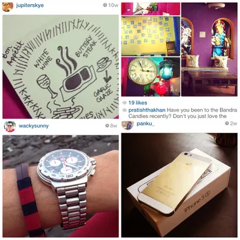 Instagram clicks
