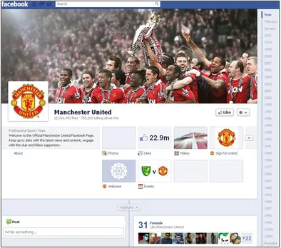 Manchester United - Facebook Timeline