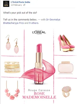 Loreal Paris Facebook post 