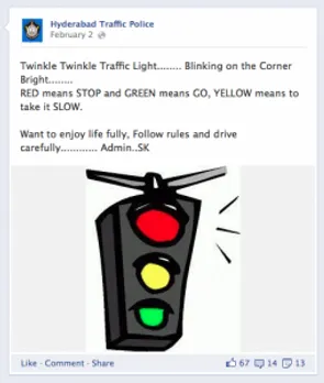 Hyderabad Traffic Police FB Page