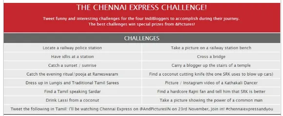 Chennai express challenges
