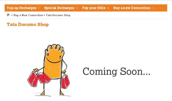 Tata Docomo shop new user collection