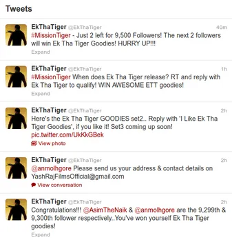 EkThaTiger Twitter