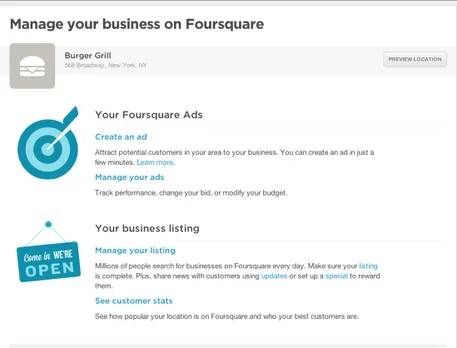 foursquare ads