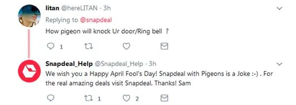 Snapdeal pigeons