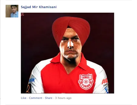 Facebook Kings XI Punjab Desperate for Gilly2