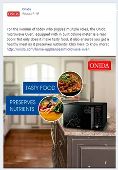 Onida Facebook Promotion