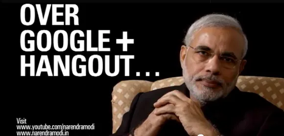 Narendra Modi Live Google Plus Hangout