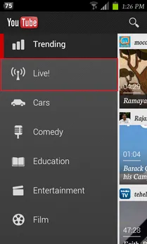Google plus Houngouts On Air On Smartphones