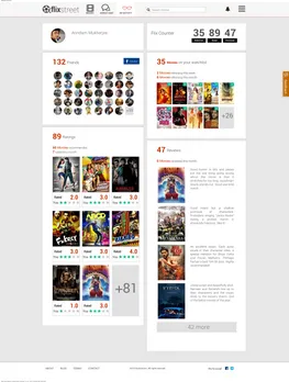 Flixstreet_UserProfile screen