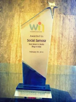 Social Samosa wins at Blogadda