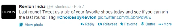 Revlon India Twitter Tweet 