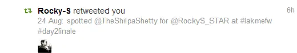 Lakme Fashion Week Tweets