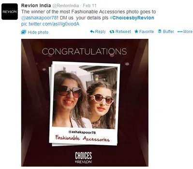 Revlon India Twitter Tweet 