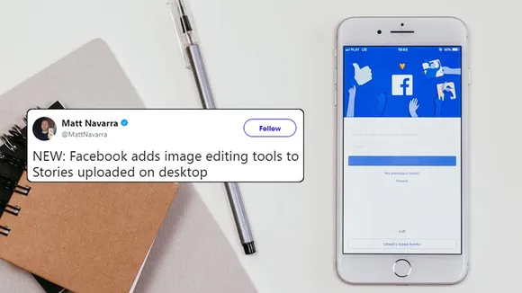 New editing tools for Facebook Stories on Desktop introduced