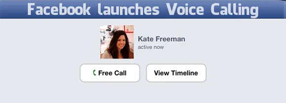 Facebook Launches Free Voice Calling Feature For Android and iOS Users