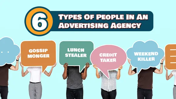 #AgencyLife 6 type of people in an advertising agency
