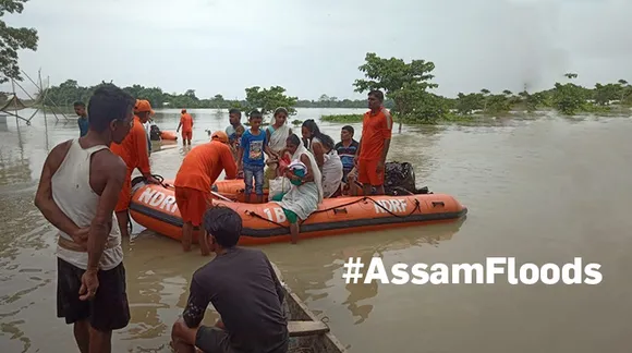 #AssamFloods: A tale of visuals and help
