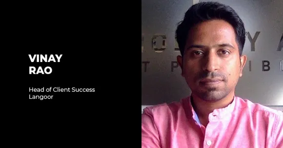 Langoor hires Vinay Rao for Client Success