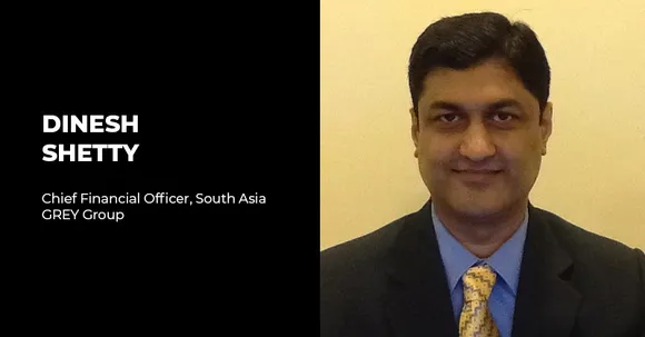 GREY group appoints Dinesh Shetty as Chief Financial Officer, South Asia