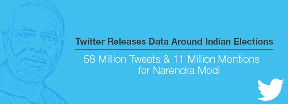 Twitter Releases Data Around Indian Elections - 58 Million Tweets & 11 Million Mentions for Modi