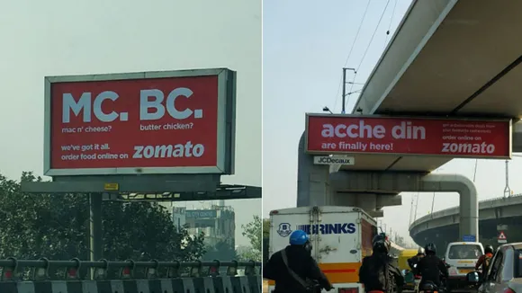 Zomato OOH Campaign stirs a social media storm