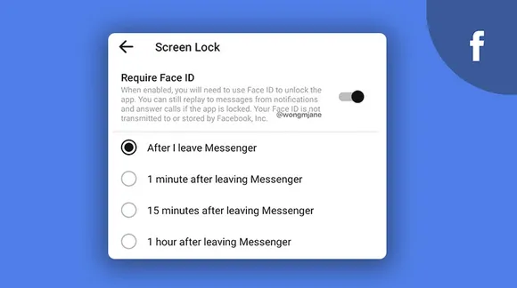 Facebook Messenger may soon have 'Face ID' app lock