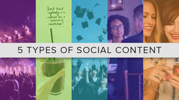 #Infographic: 5 Types of Social Content that your followers will love