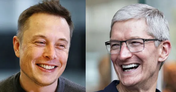 Elon Musk & Tim Cook