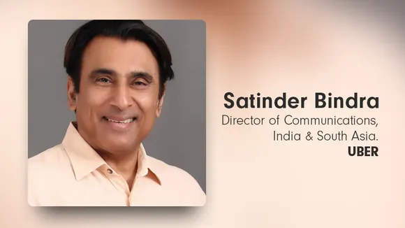 Satinder Bindra joins Uber as Director of Communications