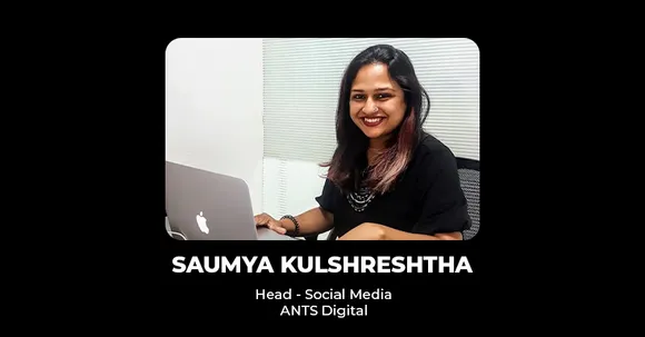 ANTS Digital appoints Saumya Kulshreshtha as Head - Social Media